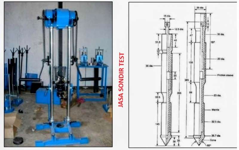 Jasa Sondir test Condet | Jasa Sondir Test No 1 Di condet